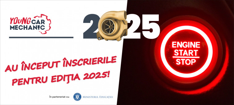 Dăm startul înscrierii la Young Car Mechanic 2025!